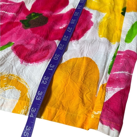 Jams World Floral Tank Dress M Bright Tropical Hibiscus Print Made in Hawaii - Picture 9 of 11